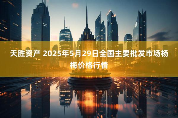 天胜资产 2025年5月29日全国主要批发市场杨梅价格行情